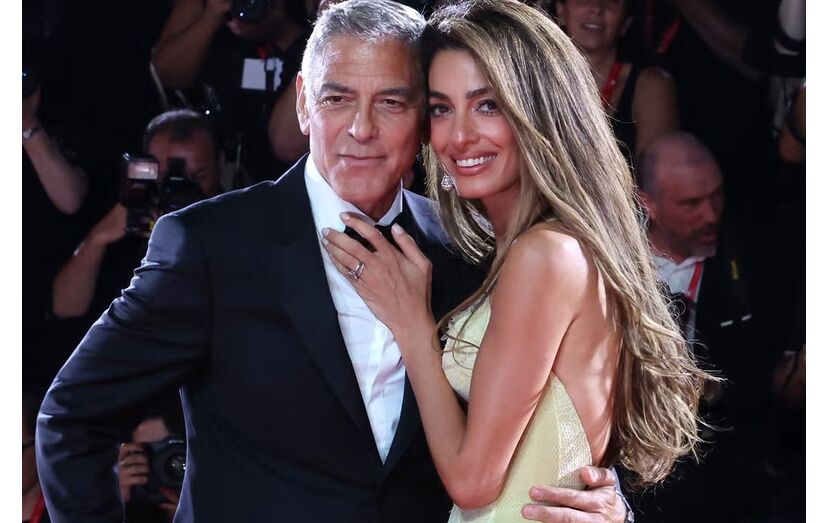 George e Amal Clooney surgem juntos nos Tony Awards