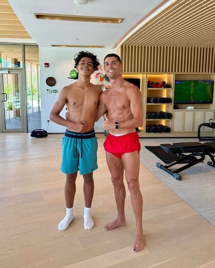 Cristiano Ronaldo e o filho mais velho, Cristianinho