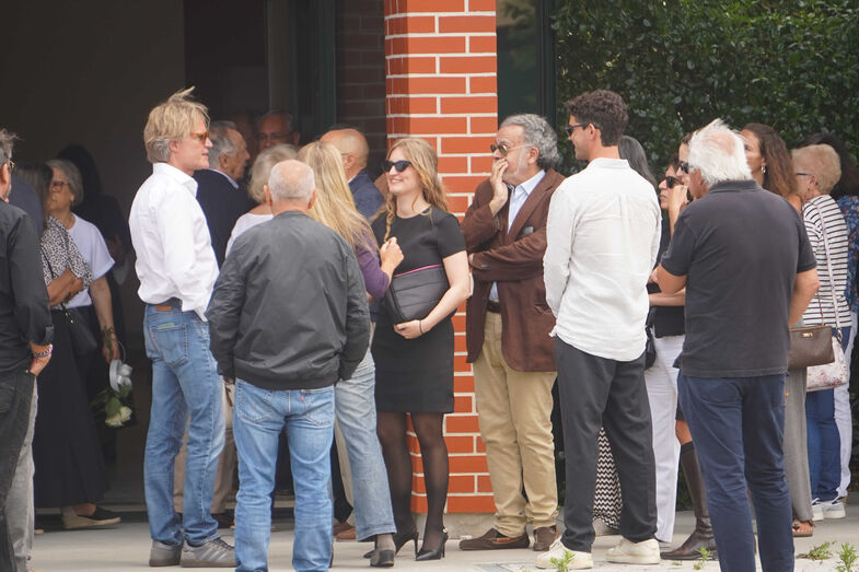 Piet-Hein Bakker, ex-marido de Alexandra Lencastre, e a filha Margarida