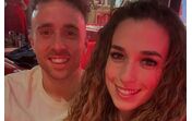 Diogo Jota e Rute Cardoso juntos numa fotografia de família