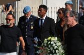 Colegas de Diogo Jota no funeral prestam homenagem
