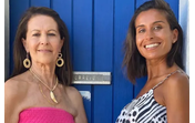 Mónica Jardim e a mãe Lola Martínez