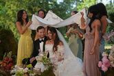 Casamento de luxo da princesa Iman com Bradley Sherman, um mês depois da cerimónia