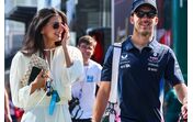 Kika Cerqueira Gomes e Pierre Gasly