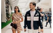Kika Cerqueira Gomes e Pierre Gasly num evento exclusivo
