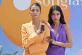 Kika Cerqueira Gomes e Lucia Rivera numa campanha publicitária 
