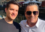 Paulo Futre com o filho mais velho, Paulo Futre Jr
