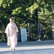 Sara Rocha e Alexandre Poço em lua de mel no Japão, após o casamento
