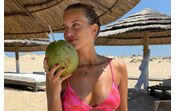 Magui Corceiro aproveita dias de descanso na praia da Comporta
