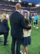 William e Charlotte na final do Campeonato Europeu feminino de futebol