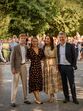 Família real dinamarquesa à chegada ao Castelo de Graasten