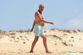 Marcelo Rebelo de Sousa na praia
