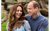 William e Kate, os Príncipes de Gales, juntos num momento de carinho