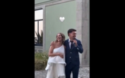 Felicidade! Pote casa-se com a companheira a dias de serem pais pela primeira vez