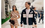 Kika Cerqueira Gomes e Pierre Gasly num evento exclusivo