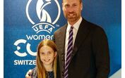 William e Charlotte na final do Campeonato Europeu feminino de futebol
