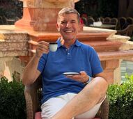 João Baião desfruta de um momento de pausa nas férias