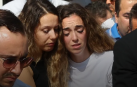 Arrepiante. Viúva de Diogo Jota destroçada e agarrada ao caixão do marido
