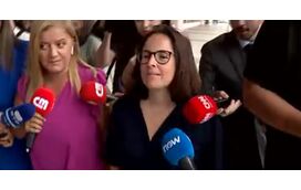 Joana Marques já chegou ao tribunal para o seu primeiro depoimento em frente à juiza