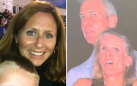 Esta é Megan Kerrigan Byron, a mulher que estava em casa enquanto o marido se divertia com a amante no concerto dos Coldplay