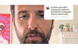 Cuidado com a cola que usa para as unhas postiças! Veja o exemplo do Rodrigo Gomes