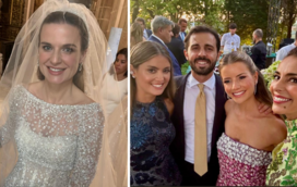 Dois festões, um futebolista famoso e a 'nata' da sociedade. Assim foi o casamento que parou o Norte no fim de semana
