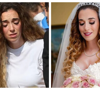 11 dias depois do véu e do vestido branco do casamento, Rute Cardoso volta a vestir-se de branco para o funeral de Diogo Jota