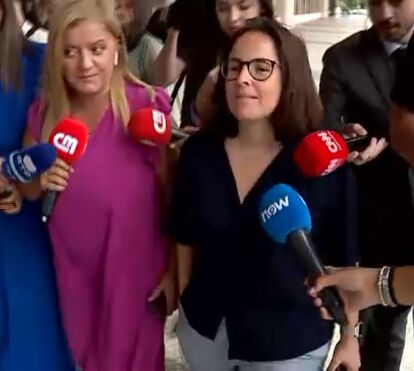 Joana Marques já chegou ao tribunal para o seu primeiro depoimento em frente à juiza