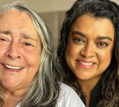Uma tatuagem, uma alcunha, uma canção e uma dor que se repete! Saiba quem é a mãe de Preta Gil que chora pela sua 'menina'