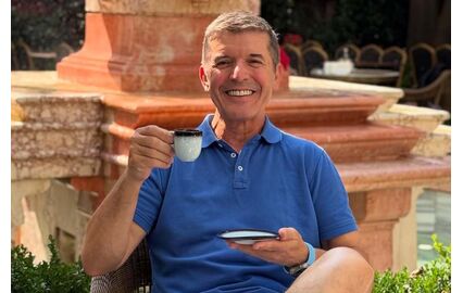 João Baião desfruta de um momento de pausa nas férias