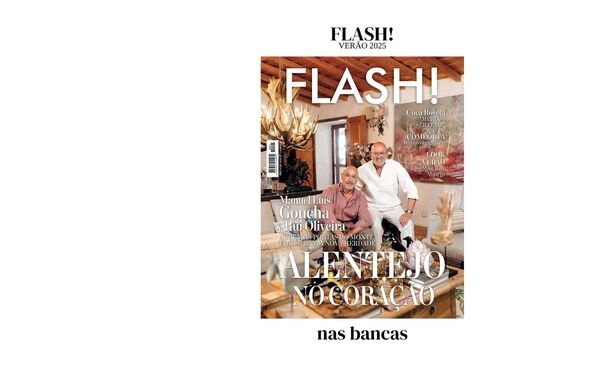 Goucha e Rui Oliveira abrem as portas do monte alentejano na revista FLASH!.
