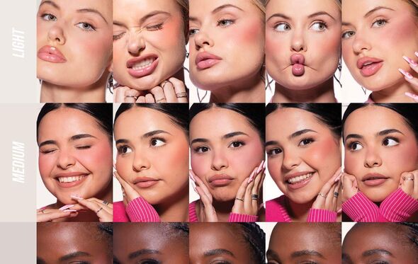 Sugestões para maquilhagem de verão com creme com cor, corretor e blush líquido