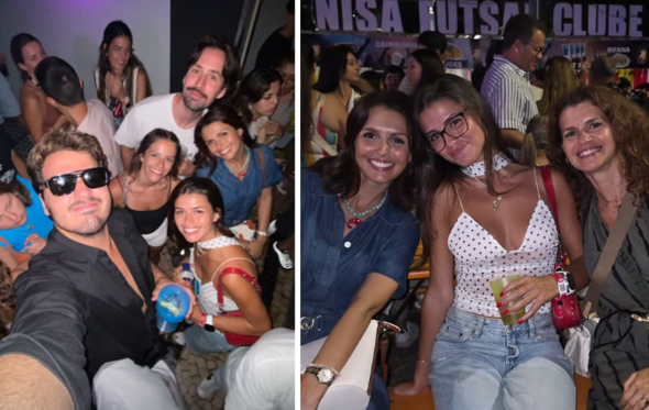 Beatriz Barosa diverte-se com amigos e família em Nisa