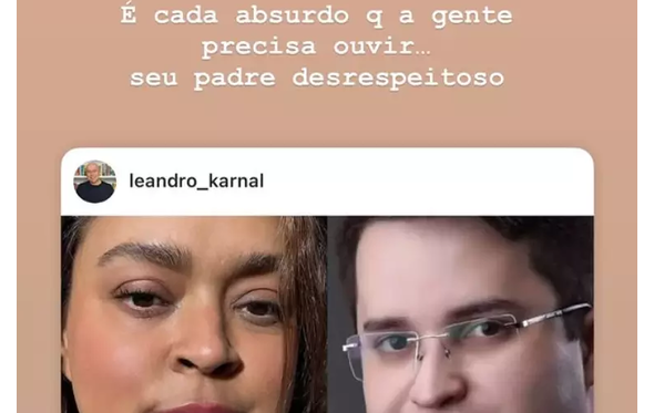Padre Danilo César critica fé de Preta Gil e gera polémica
