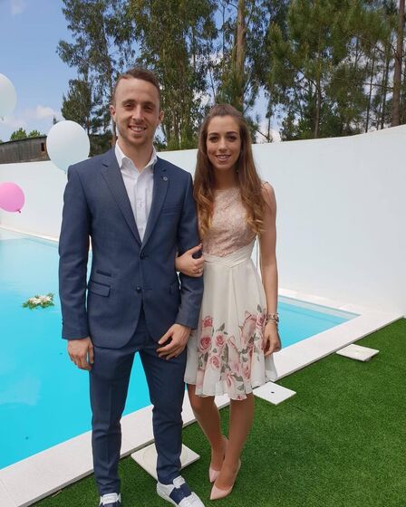 Diogo Jota e Rute Cardoso