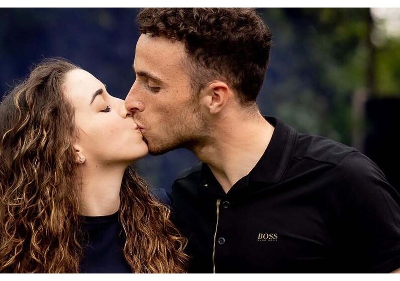 Diogo Jota e Rute Cardoso