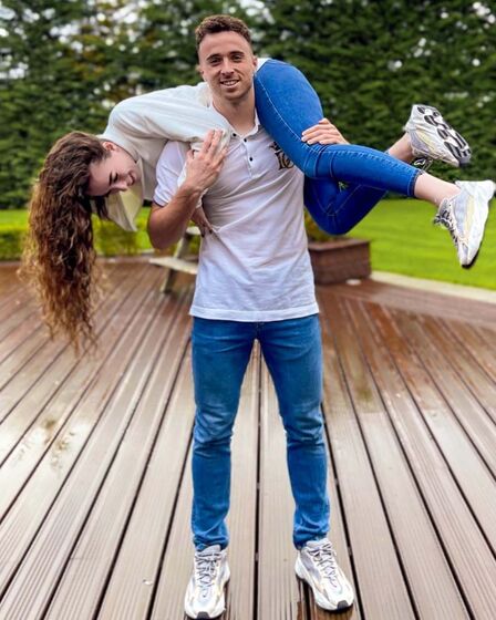Diogo Jota e Rute Cardoso