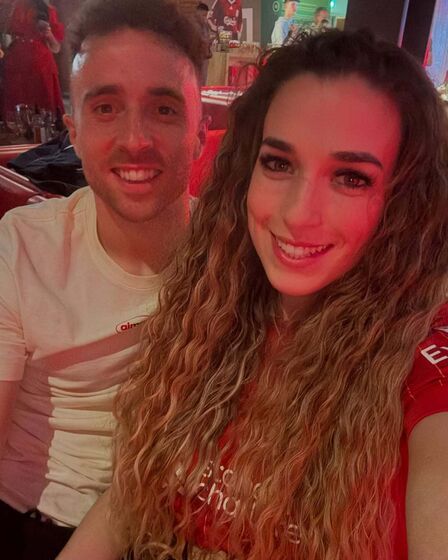 Diogo Jota e Rute Cardoso