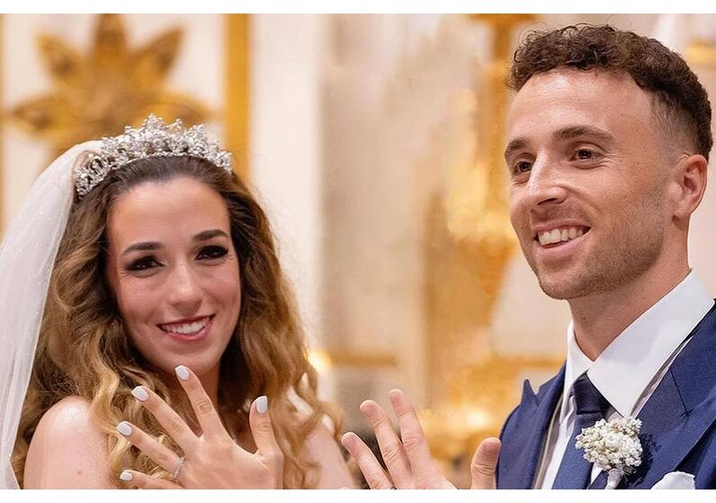 Casamento de Diogo Jota com Rute Cardoso em Portugal