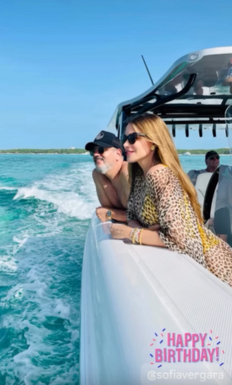 Sofia Vergara celebra 53 anos em Itália