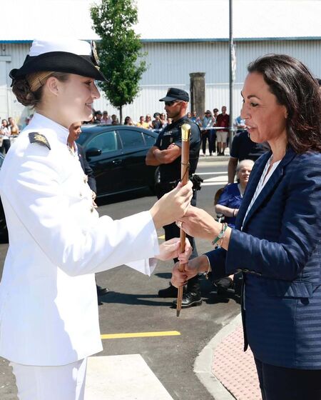 Princesa Leonor homenageada na Galiza, após conclusão dos estudos na Escola Naval