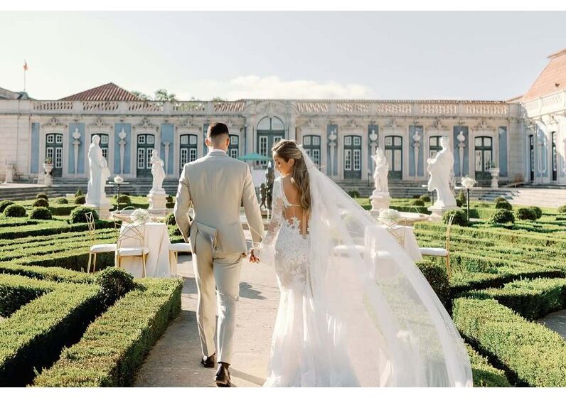Diogo Dalot casou no Palácio Nacional de Queluz, em Lisboa