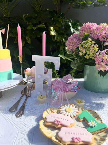 Festa de aniversário de Francisca, filha de Ana Sofia Cardoso