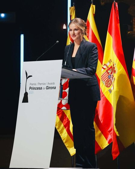 Família real espanhola junta-se na entrega de prémios da Fundação Princesa de Girona