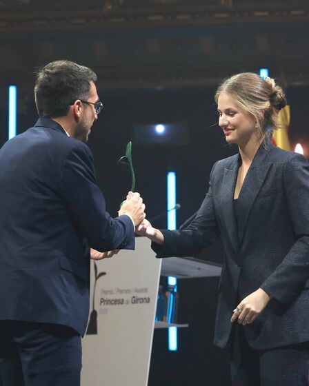 Princesa Leonor recebe prémio nos Prémios Princesa de Girona