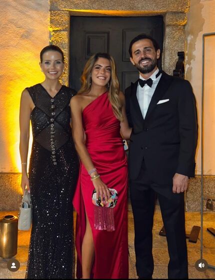 O futebolista Bernardo Silva não faltou