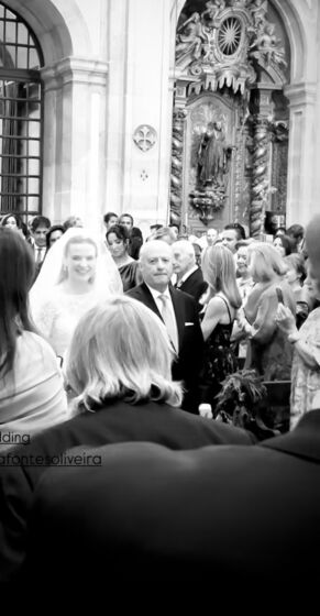 Casamento de Rita Fontes de Oliveira com vestido de Elie Saab reuniu figuras públicas e Bernardo Silva