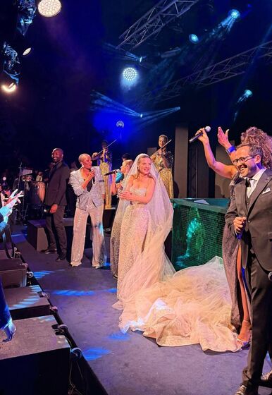 Casamento de Rita Fontes e Dani Pinto teve Dino D'Santiago e Bernardo Silva
