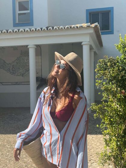 Maria Cerqueira Gomes aproveita férias