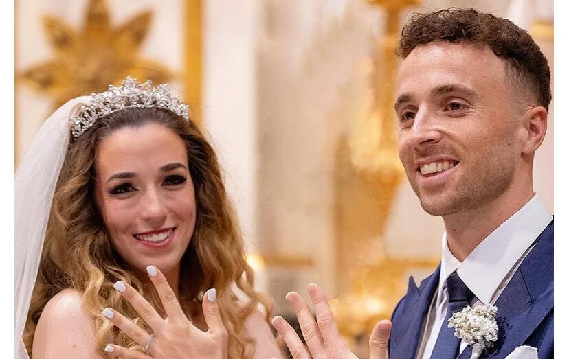 Casamento de Diogo Jota com Rute Cardoso em Portugal